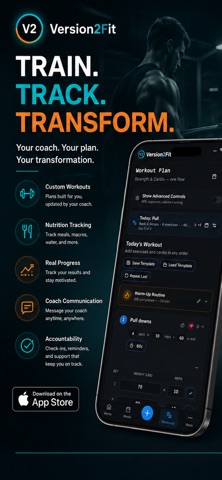 Version2Fit app screen 1